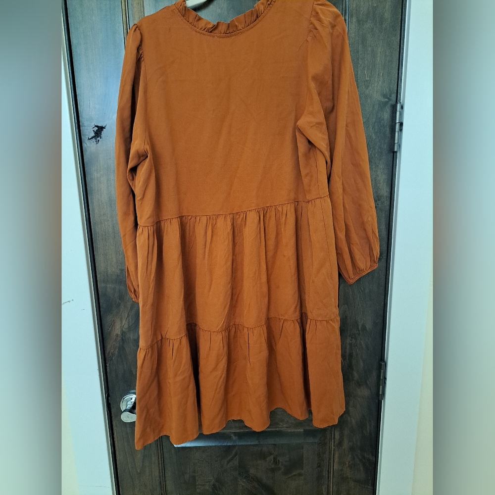 Short Rust Dress - Picture 2 of 3